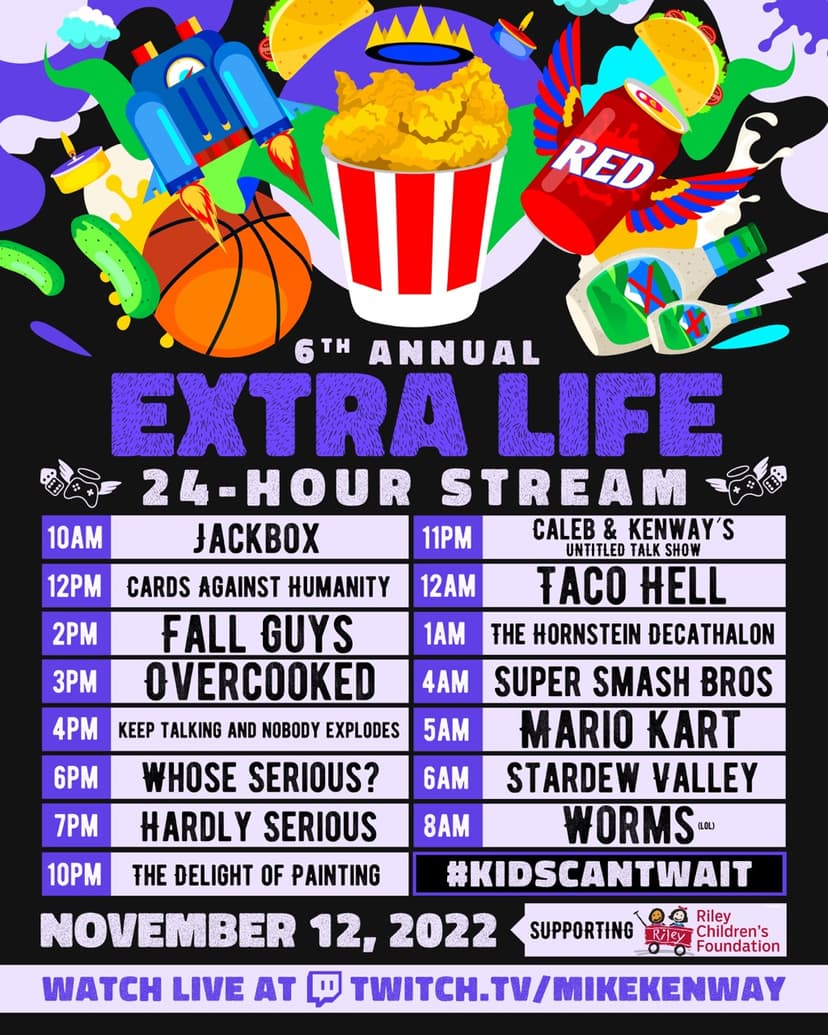Extra Life flyer